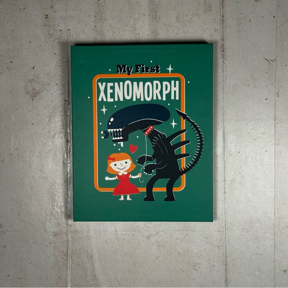 My First Xenomorph Alien movie inspired framed art print wall decor